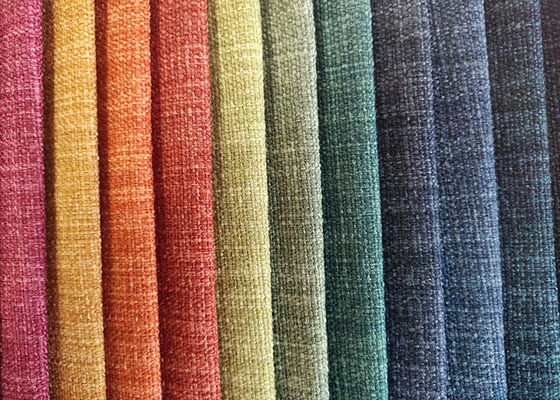 پارچه 100٪ پارچه ای نخی پارچه ای پلی استر از رنگهای مختلف برای مبل مبلمان