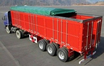 پوشش محافظ کامیون ضد آب آبی تارپولین پوشش داده شده 800 گرم